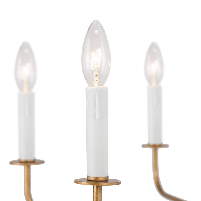 Wiatoty 6-Light Gold Chandelier