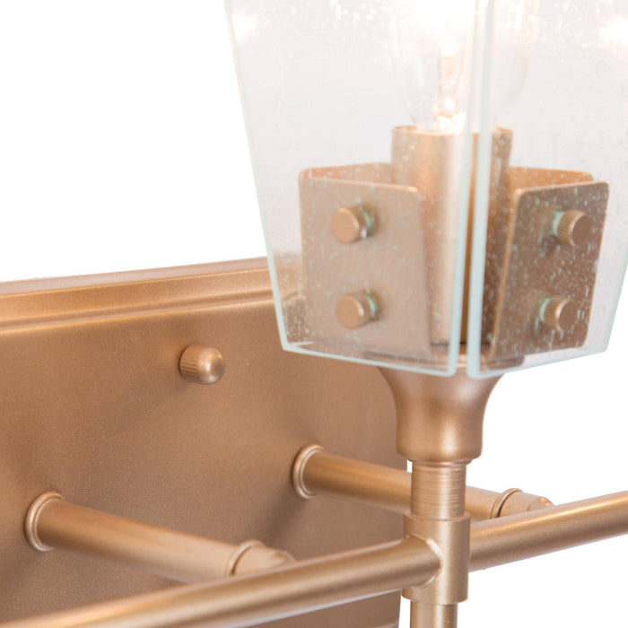 Dendora 3-Light Gold Bathroom Vanity Light