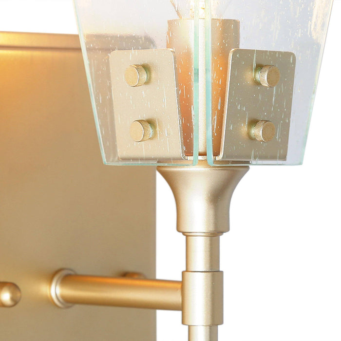 Dendora 1-Light Gold Wall Sconce