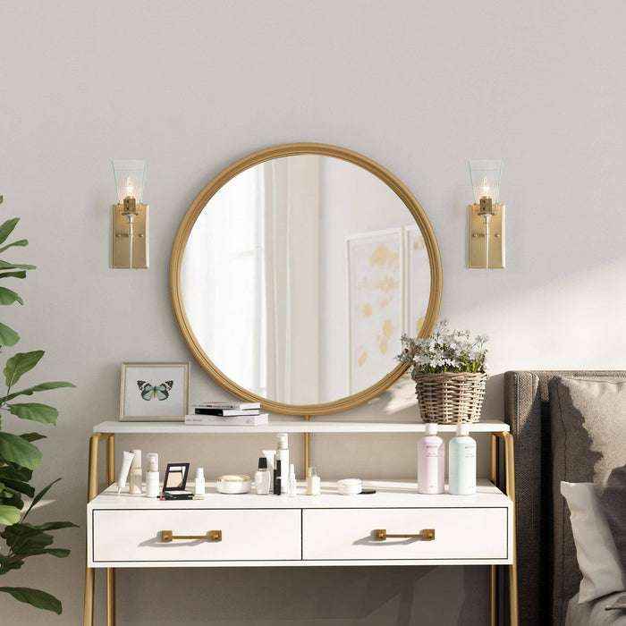 Dendora 1-Light Gold Wall Sconce