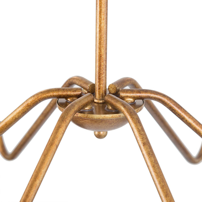 Avelin 6-Light Gold Chandelier