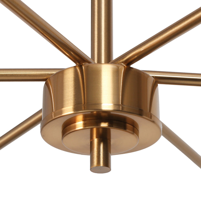 Zuvarin 6-Light Brass Chandeliers