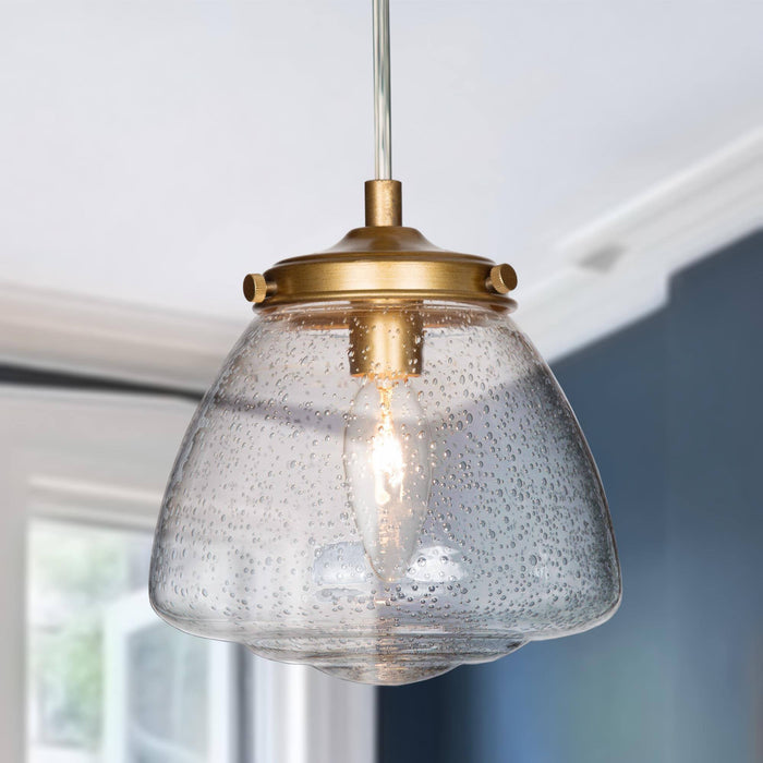 Ambolia 1-Light Gold Pendant Light