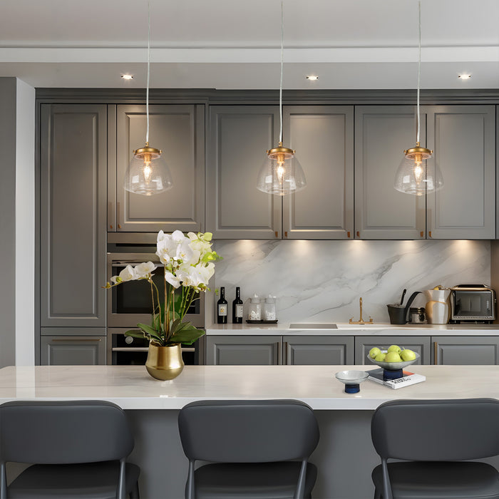 Ambolia 1-Light Gold Pendant Light