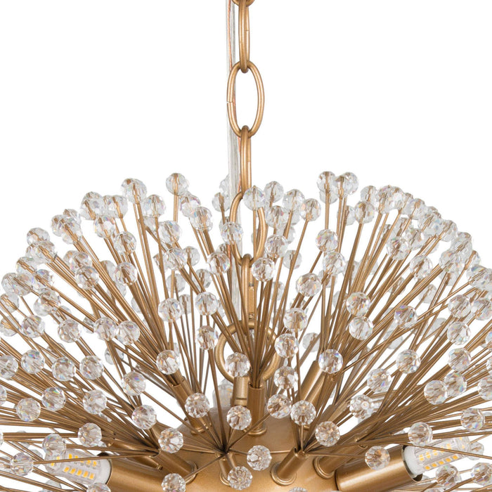Porgy 6-Light Gold Chandelier