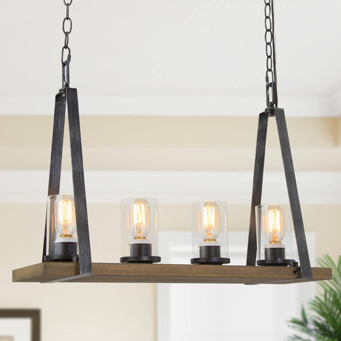 Berthoy 3-Light Wood Island Light