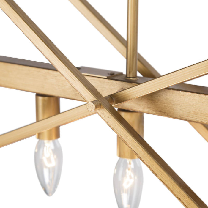 Sylene 5-Light Gold Chandelier