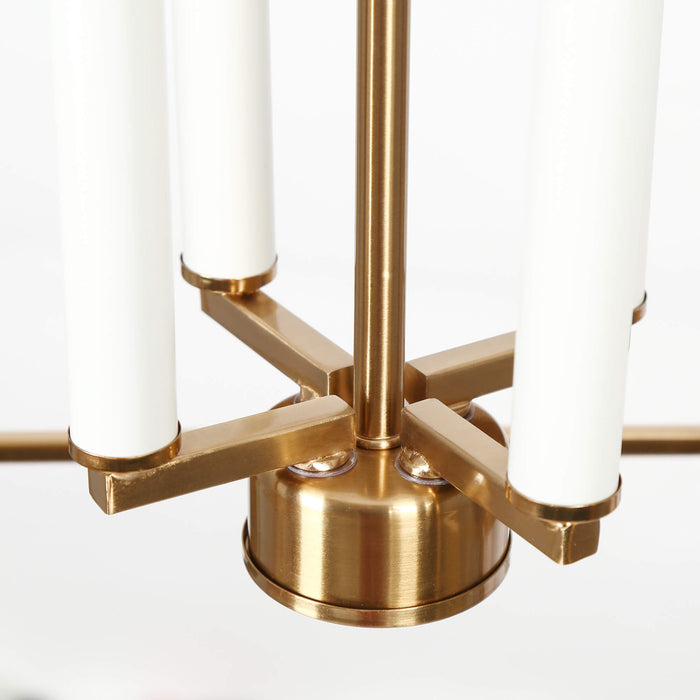 Kressi 4-Light Brass Chandelier
