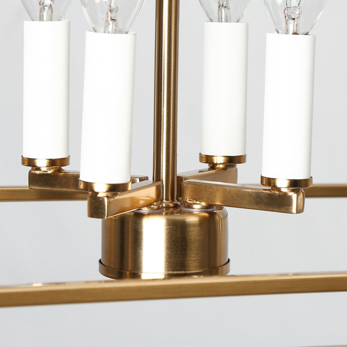 Kressi 8-Light Brass Island Light