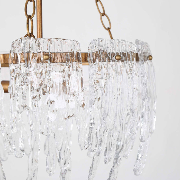 Tisrelle 4-Light Gold Chandelier