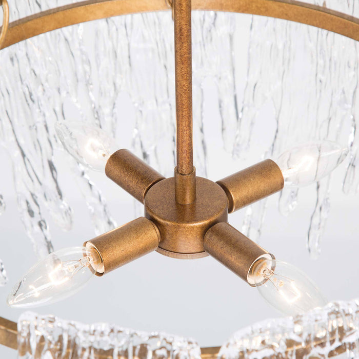 Tisrelle 4-Light Gold Chandelier