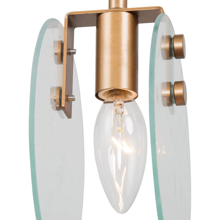 Peniva 5-Light Gold Chandelier