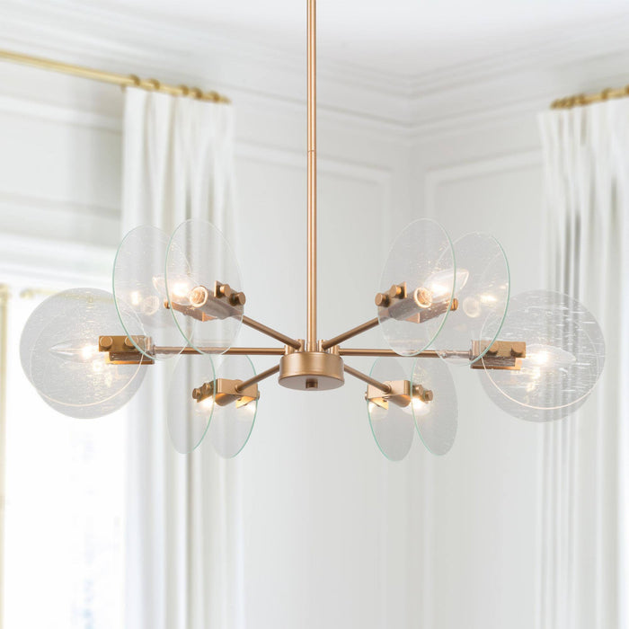 Peniva 6-Light Gold Chandelier