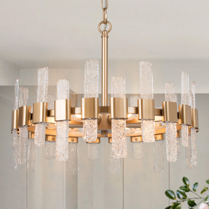 Breslyn 6-Light Gold Chandelier