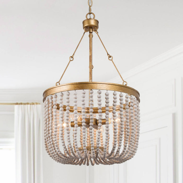Lanstin 4-Light Gold Chandelier