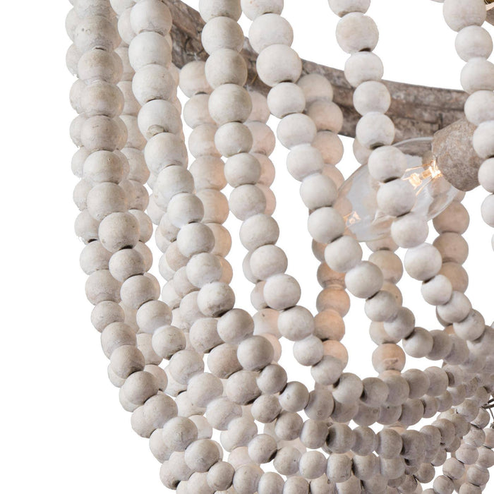 Lanstin 4-Light White Chandelier