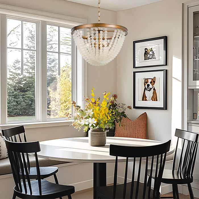 Cympha 3-Light Gold Chandelier