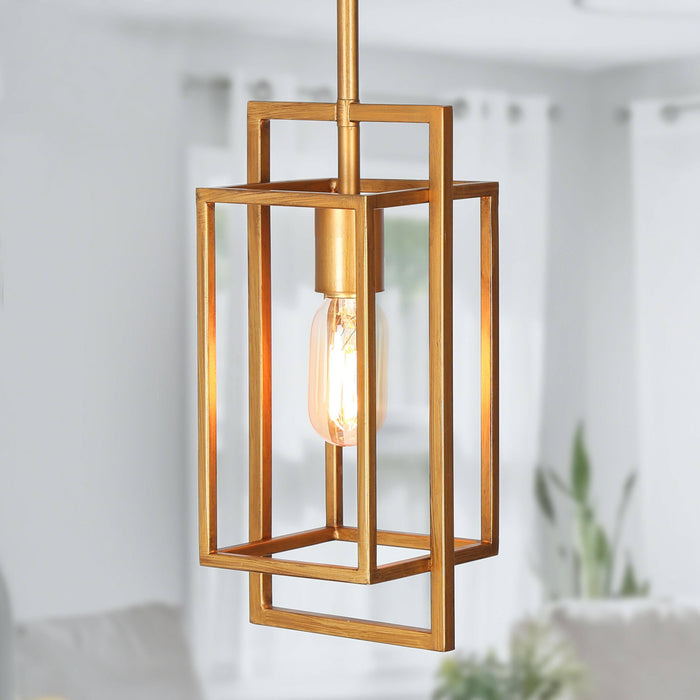 Kressi 1-Light Gold Pendant Light