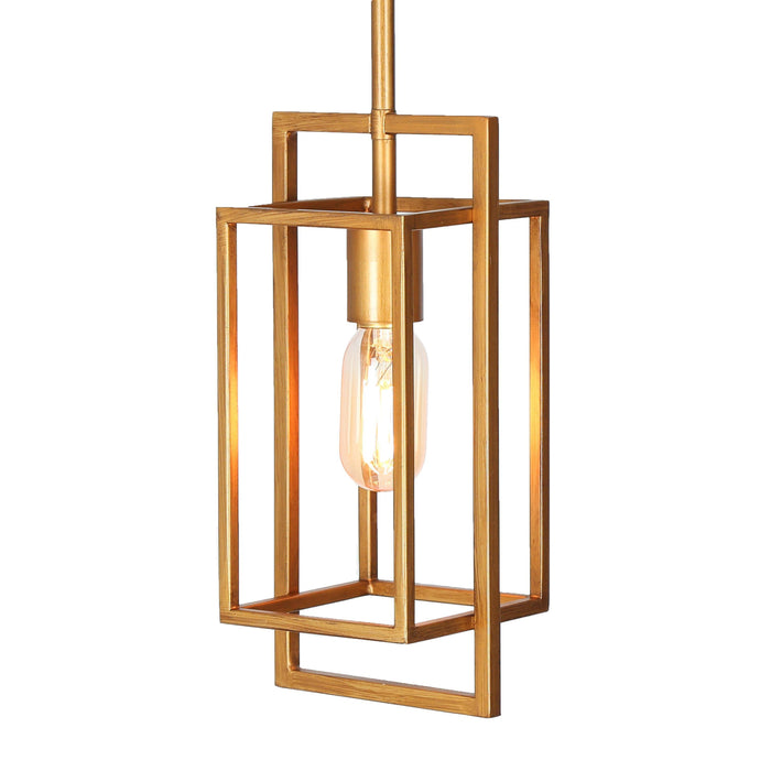 Kressi 1-Light Gold Pendant Light