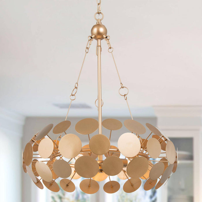 Anisior 3-Light Gold Chandelier