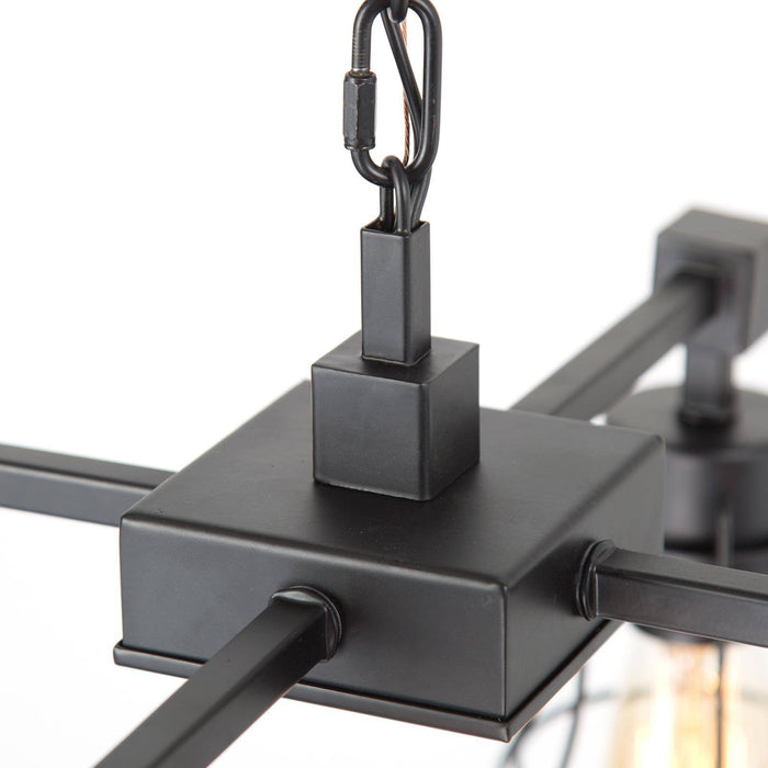 Picuka 4-Light Black Chandelier