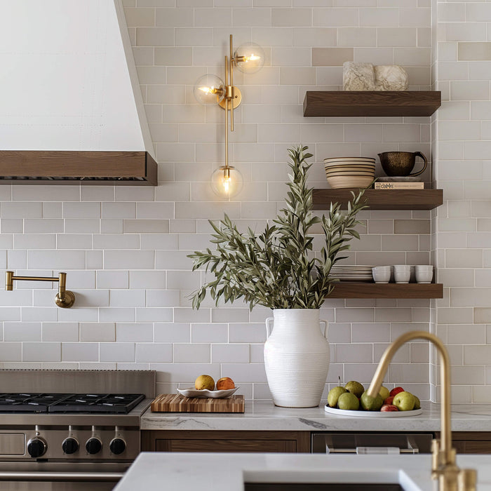 Memmig 3-Light Gold Wall Sconce