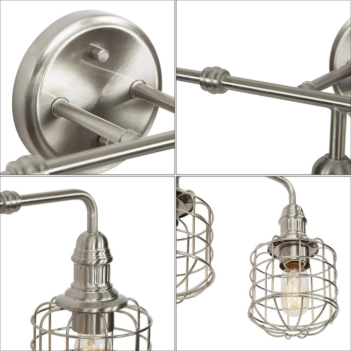 Tomatillo 3-Light Silver Vanity Light
