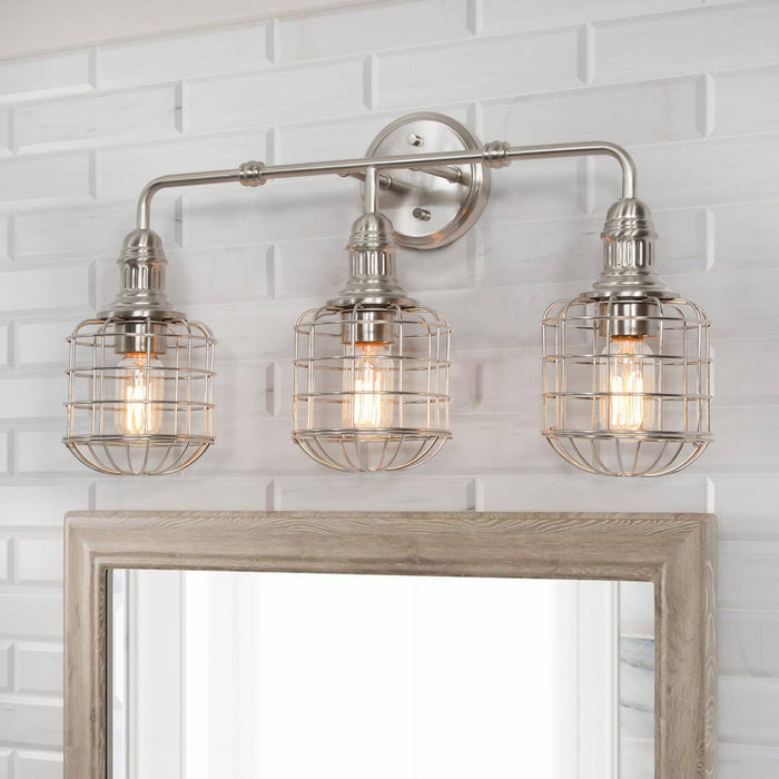 Tomatillo 3-Light Silver Vanity Light