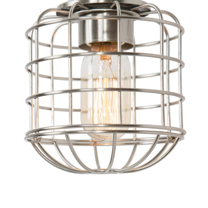 Tuhaly 1-Light Silver Wall Sconce