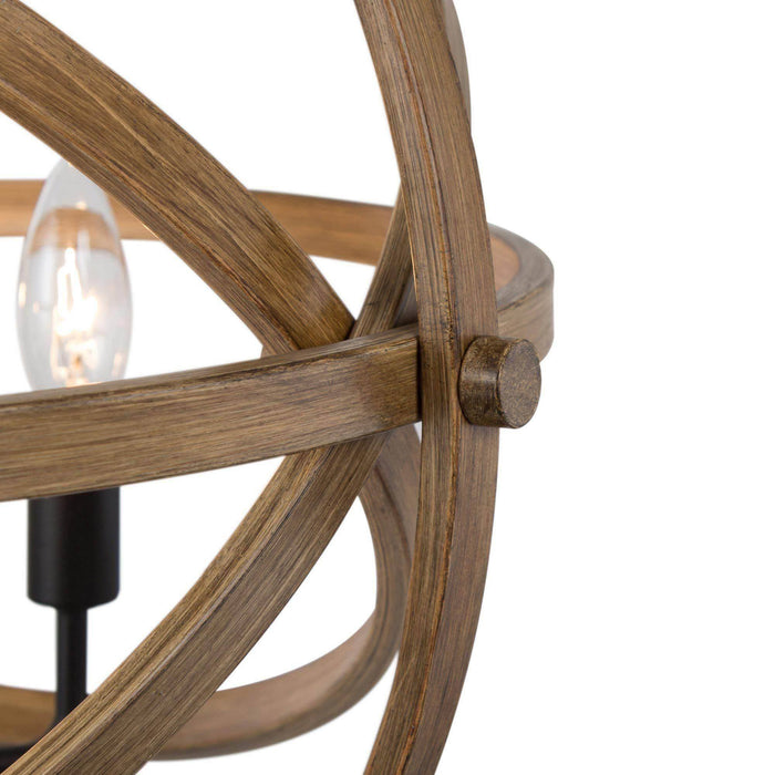 Mirabil 4-Light Wood Chandeliers