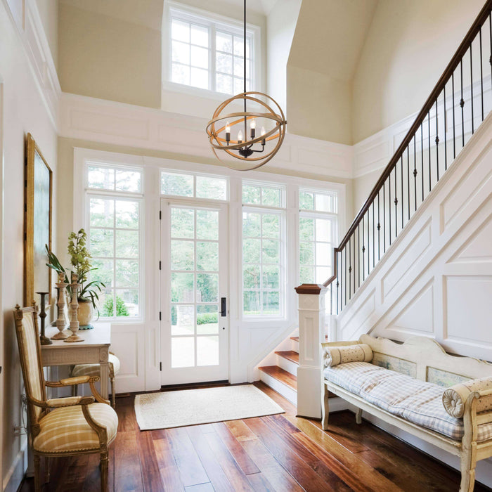 Mirabil 4-Light Wood Chandeliers