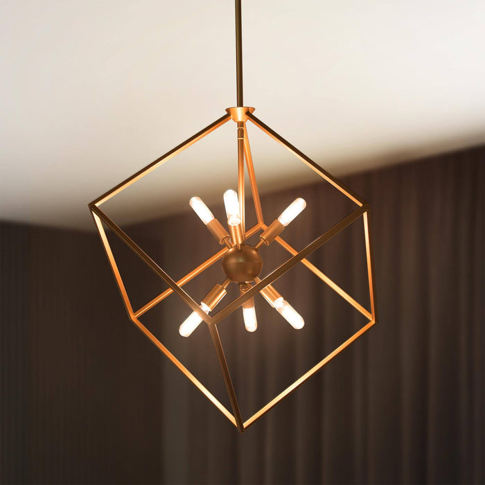 Coenert 6-Light Gold Chandelier