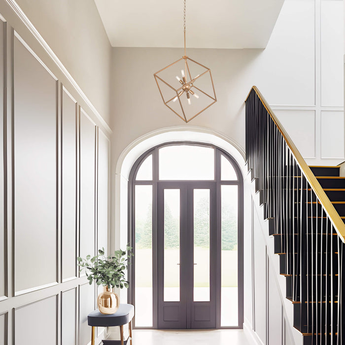 Coenert 6-Light Gold Chandelier