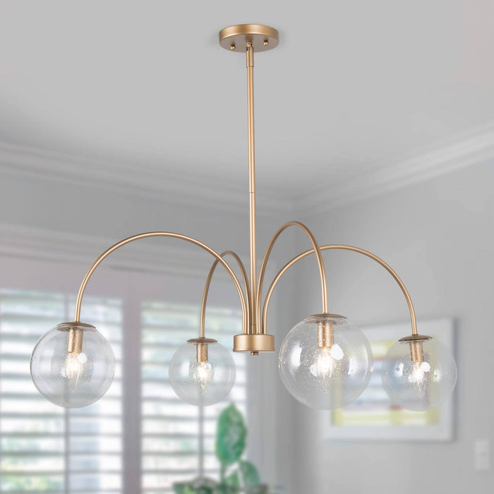 Baloma 4-Light Gold Chandelier
