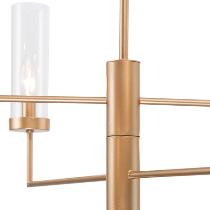 Zalina 6-Light Gold Chandelier