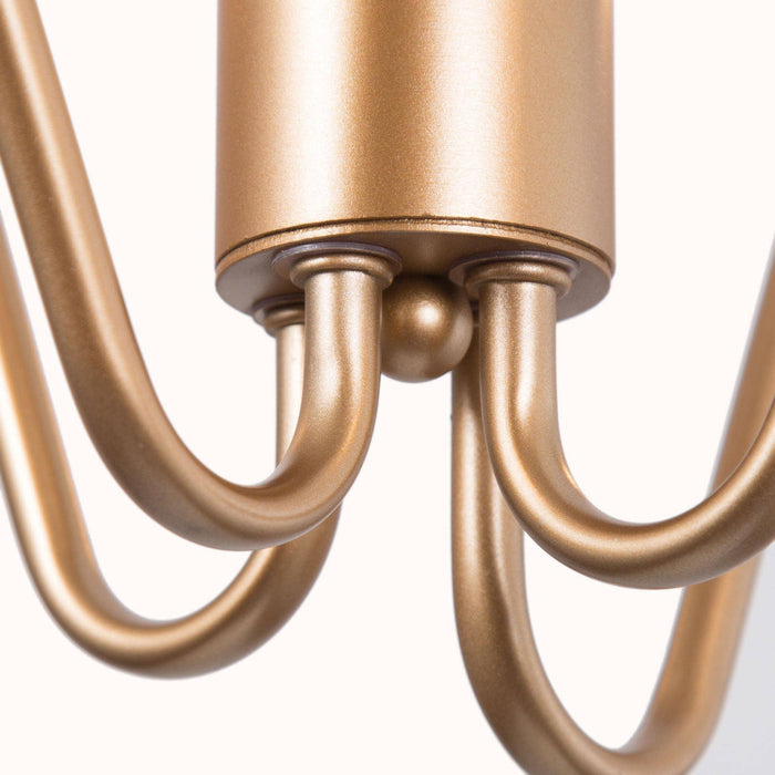 Drelmyn 4-Light Gold Chandelier