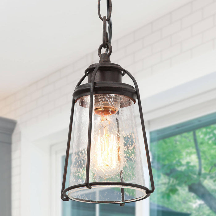 Myrene 1-Light Rust Pendant Light