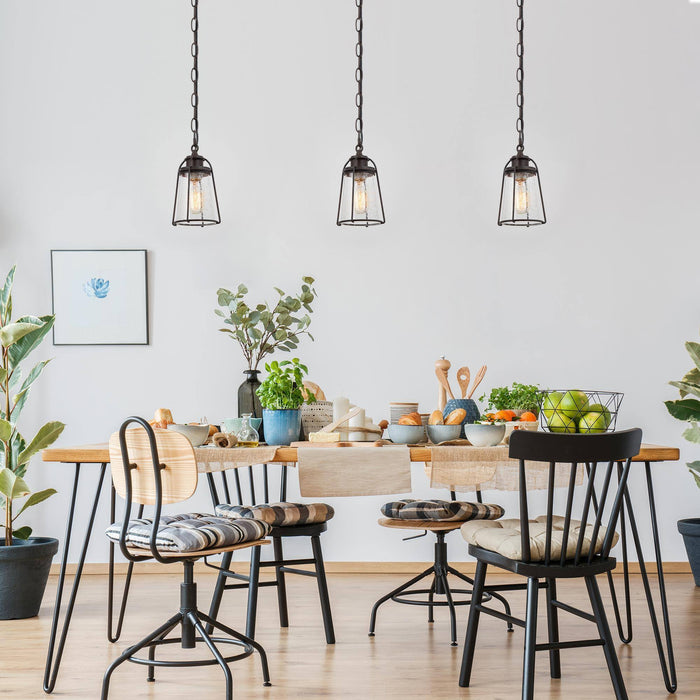 Myrene 1-Light Rust Pendant Light