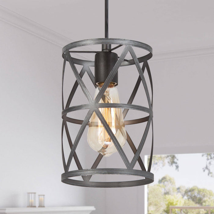 Mefluous 1-Light Black Pendant Light