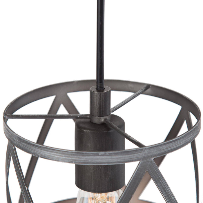 Mefluous 1-Light Black Pendant Light