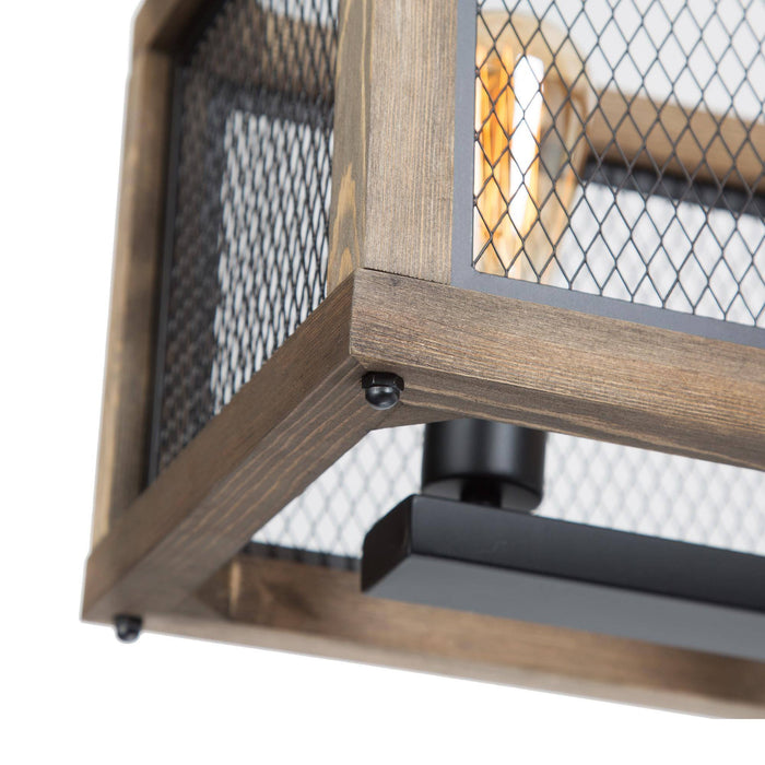 Aerisyn 5-Light Wood Island Light