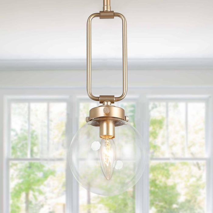 Unelefa 1-Light Gold Pendant Lights