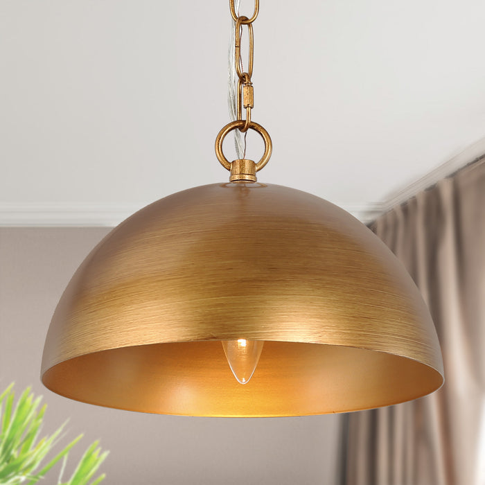 Julibris 1-Light Gold Pendant Lights