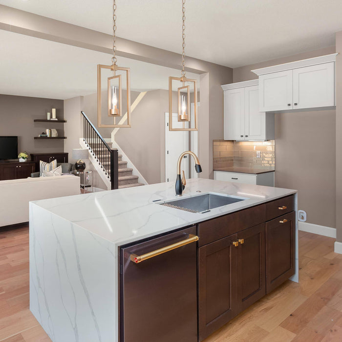 Nexoril 1-Light Gold Pendant Lights