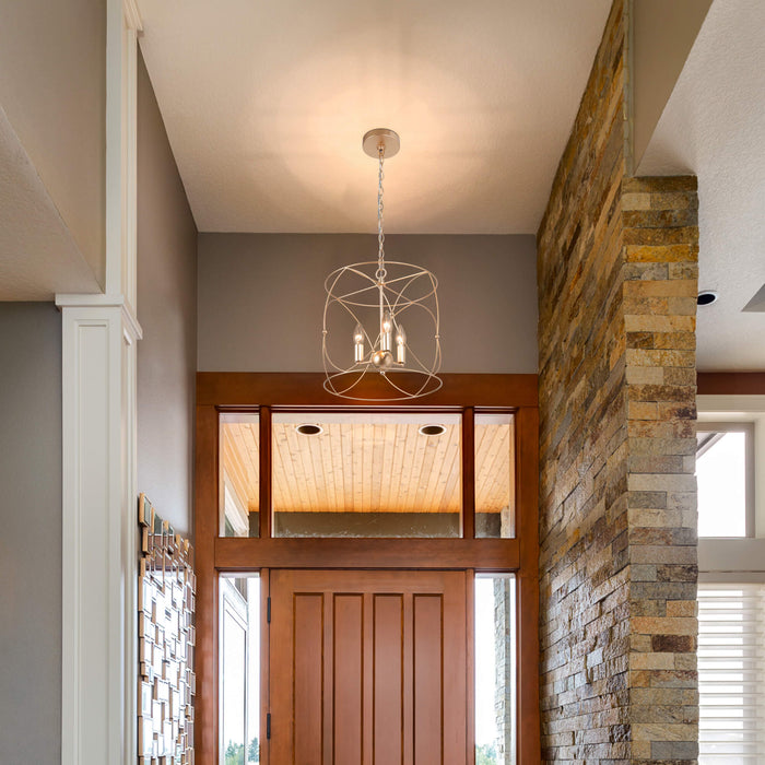 Haimeda 3-Light Gold Metal Chandeliers