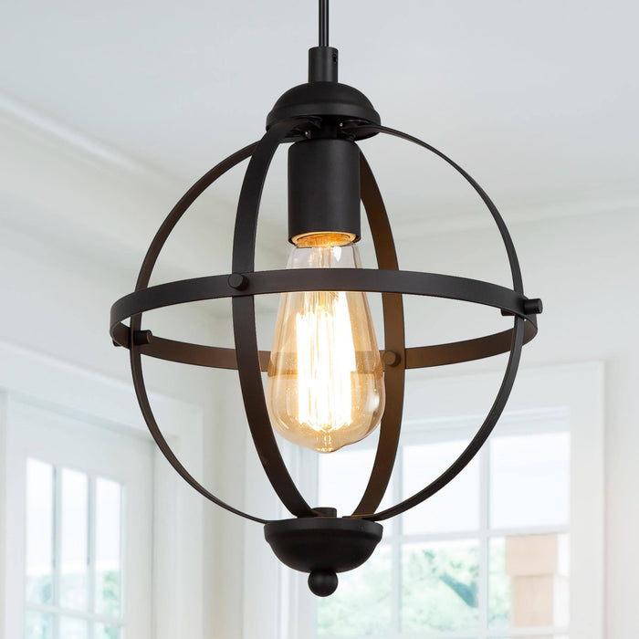 Roriel 1-Light Black Pendant Lights