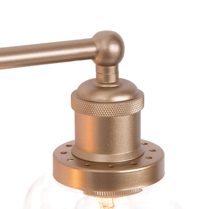 Hengra 3-Light Gold Bathroom Vanity Lights