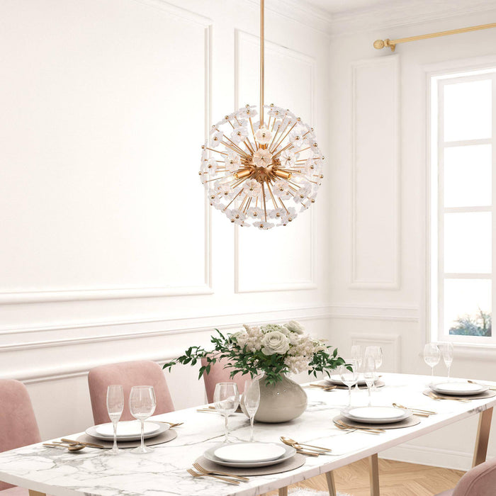 Adonis 6-Light Gold Chandelier
