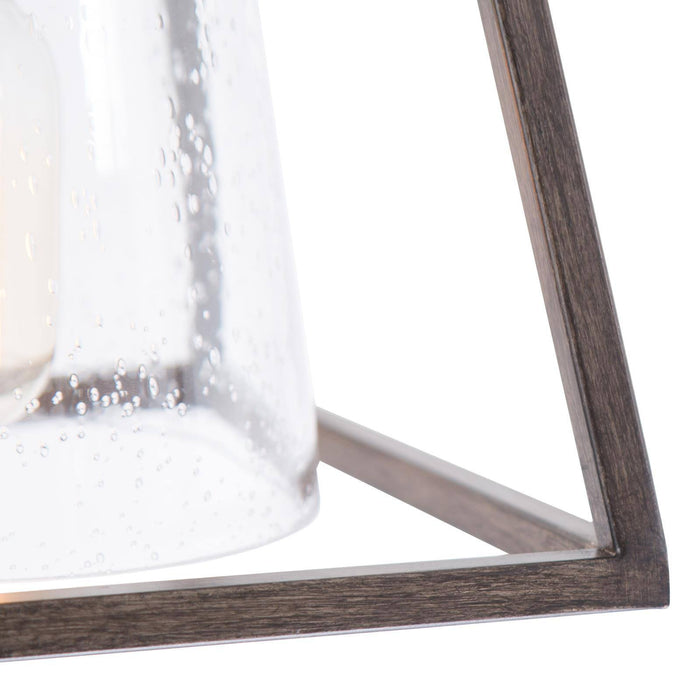 Greono 1-Light Wood Flush Mount Light