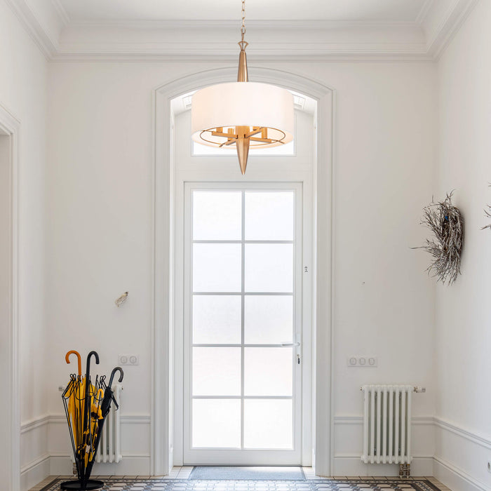 Aviris 4-Light Gold Chandelier